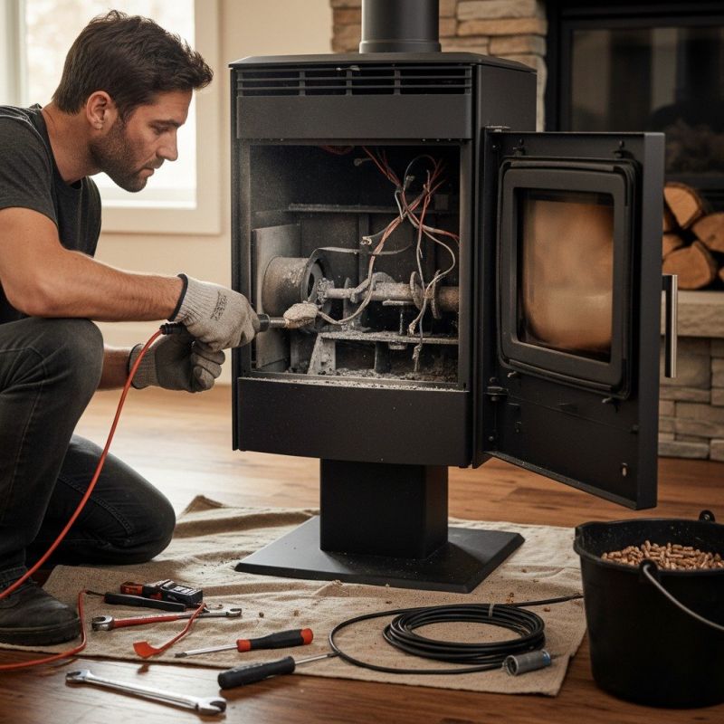 Local Wood Pellet Stove Maintenance pros at work